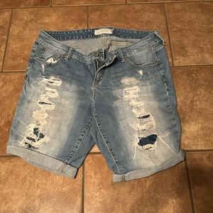 Torrid Destressed Shorts